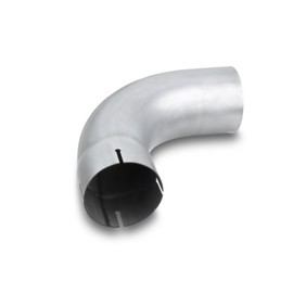 LCGP Exhaust 90 Degree Tube 4" OD,Exhaust Elbow 90 Degree 4" ID/OD Aluminized Steel Exhaust Pipe