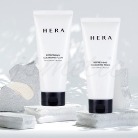 Hera Refreshing Cleansing Foam 160g x 2 pieces, total 320g / 헤라 리프레싱 클렌징 폼 160g x 2개입 총 320g