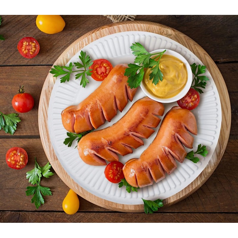Pakomat Paper Plates 23 cm Pack of 50 Disposable Plates