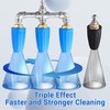 EZALOR Triple Turbo Nozzle Pressure Washer, 360° Rotating Turbo Nozzle