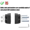 Bittwee Car Rubber Winch Stopper for ATV UTV Truck, Cable