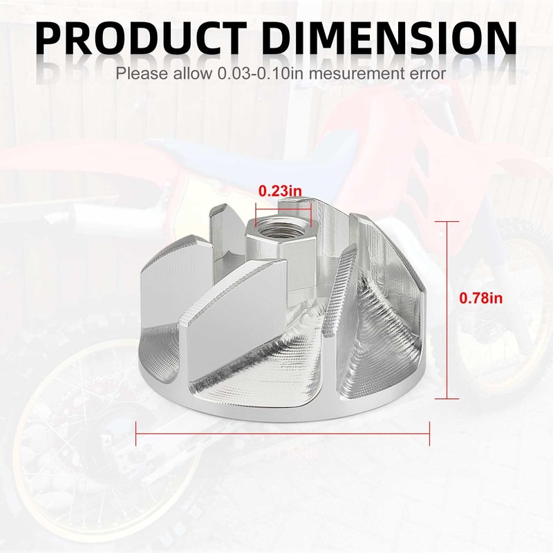Water Pump Impeller for Honda CR500R 1985-2001 19215-KA5-690