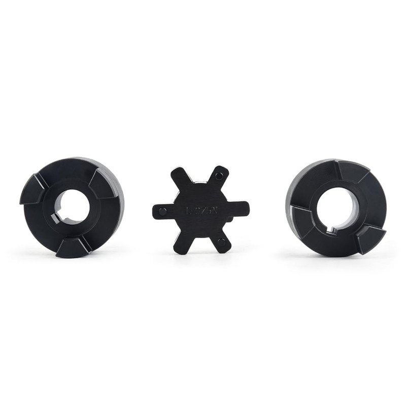 5/8" to 3/4" L075 Flexible 3-Piece L-Jaw Coupling Coupler Set