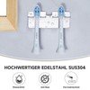 XILIMEN Zahnbürstenhalter Wand Elektrische Zahnbürste Halter Ohne Bohren, Edelstahl SUS304