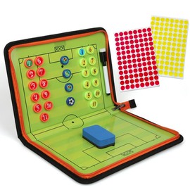 panda store Futsal Soccer Strategy Board, Strong Magnet, Zipper Type, Foldable, Name Writing, Sticker Included