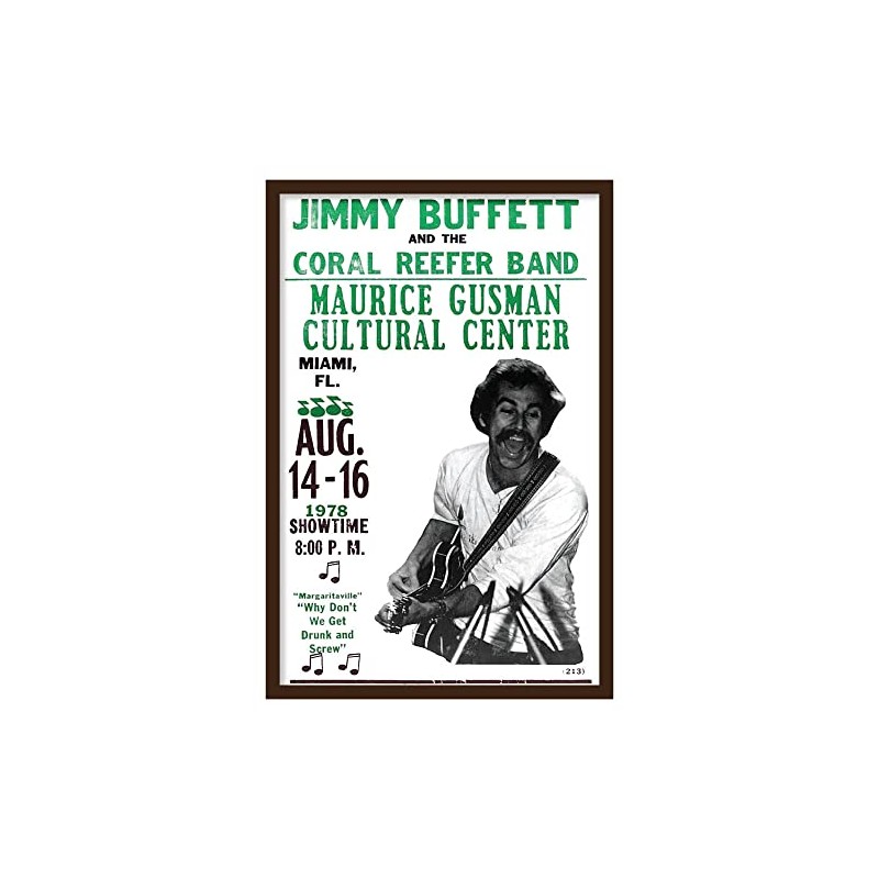 Fresh Prints of CT Showprint Concert Poster Jimmy Buffet -