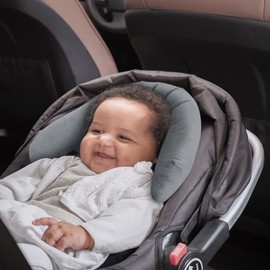 COOLBEBE Upgraded 3-in-1 Babybody Support & Strap Covers Set for Newborn Infant - Extra Soft Car Seat Insert Cushion Pad, Perfect for Carseats, Strollers, Swing