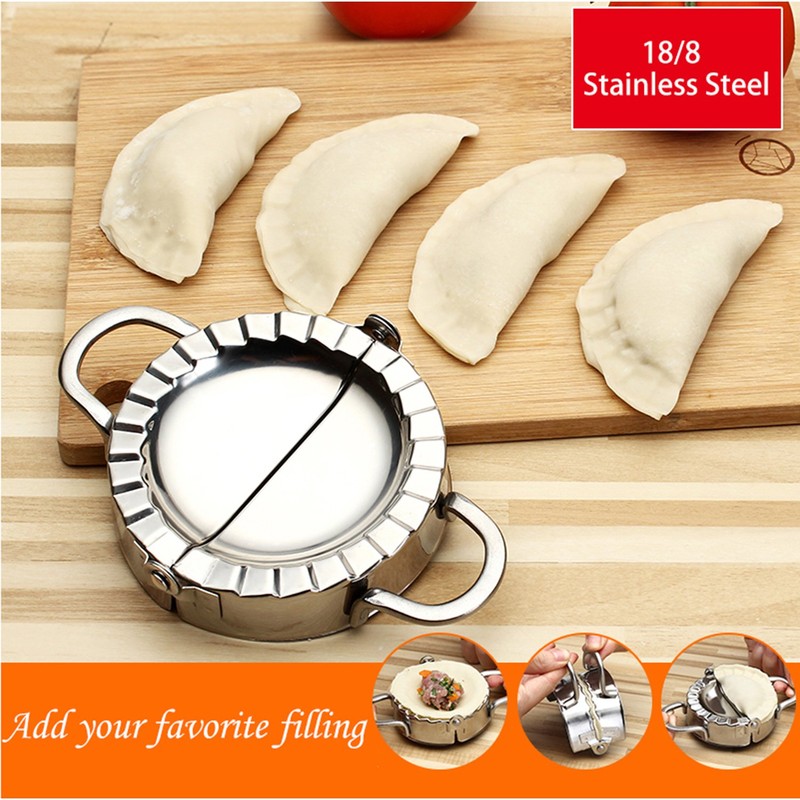 Best Utensils Stainless Steel Ravioli Mould Pierogi Dumpling Maker Wrapper
