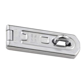 ABUS Hasp 100/60 - Padlock Device - for Hinged Doors - 01434 - ABUS Security Level 4 - Silver