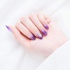 Set of 24 Gradient Mauve's Beautiful Nuance Nail 3D Cute