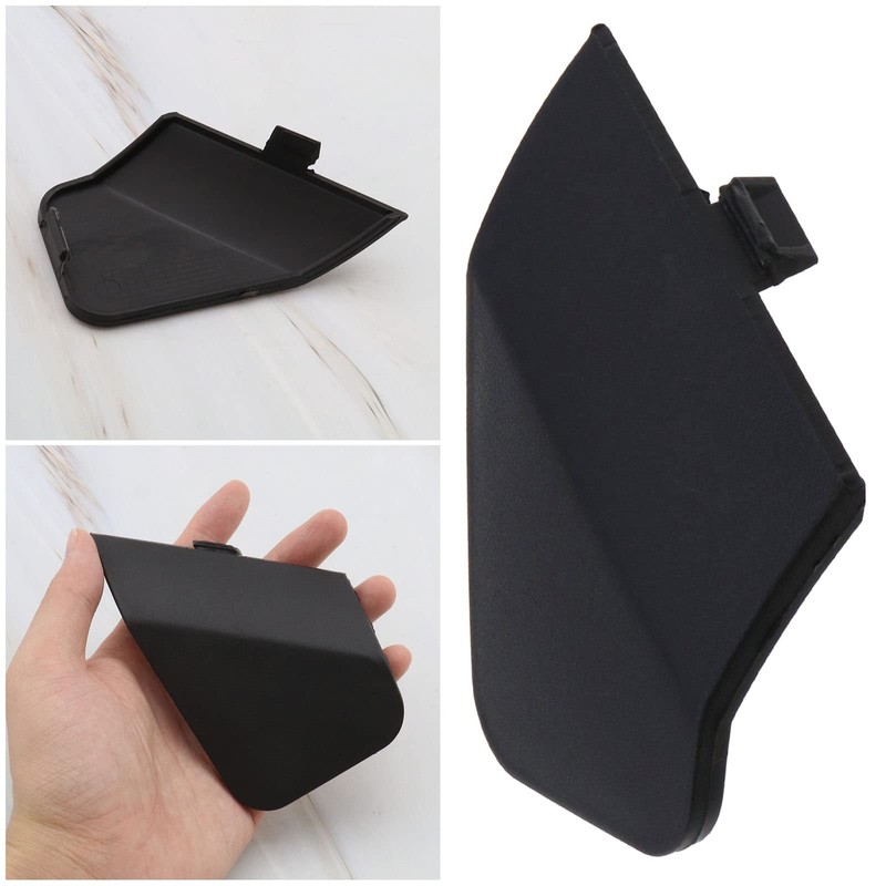 eMagTech Car Front Bumper Tow Hook Eyelet Cover Black Plastic