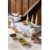 Now Designs Flora Stoneware Sundae Bar Bowls, Set of 6,