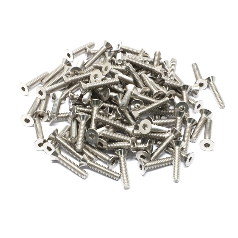 iexcell 100 Pcs #10-24 x 1 Stainless Steel 304 Hex