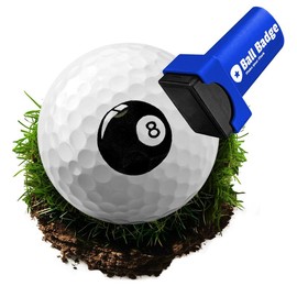 HODL 21 Ball Badge Golf Ball Stamp - Self-Inking Marker for Identifying Balls - Durable Design - Stocking Stuffer Holiday Gift - Golfer Equipment:_8 Ball