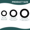 Rubber Hose Washer, 24pcs Plastic Flat O-ring Gasket, Tap Sealing