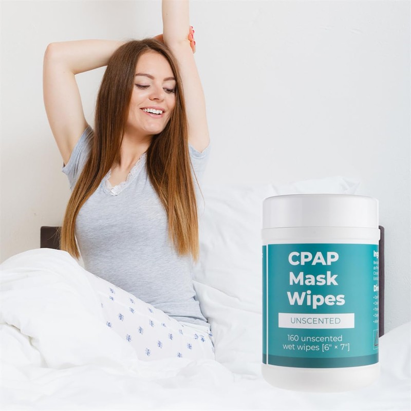 CPAP Mask Wipe 160 Count Moist Cleaning Wipes Unscented Cleaner