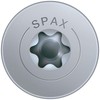 SPAX 681030400303 Flat Back Panel Head for Body, Partial Thread,