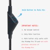 MJKOR Replacement for Astro A40TR Inline Mute Cable Cord,Mute Function