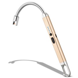 MEIRUBY - Encendedor eléctrico de velas para Navidad, regalos para mujeres y hombres, encendedores de arco recargable USB para velas, camping, barbacoa, regalos de cumpleaños de Navidad para hombres y