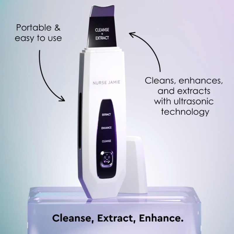 Nurse Jamie Dermascrape 3-in-1 Sonic Beauty Tool – Cleanse, Extract