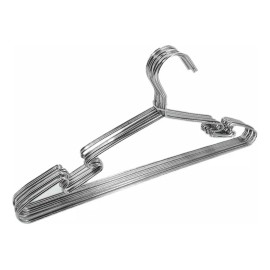 Blandar Ganchos Metal Acero Inoxidable Para Ropa Paquete 10 Piezas