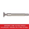 Starrett Jewelers Screwdriver with Knurled Grip and Nickel-plated Steel Bodies