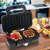 KOTEK 3 In 1 Sandwich Maker, Waffle Maker with Removable