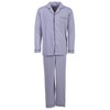 Henry Terre Men's Long Button Pocket Button Down Cotton Pyjamas,