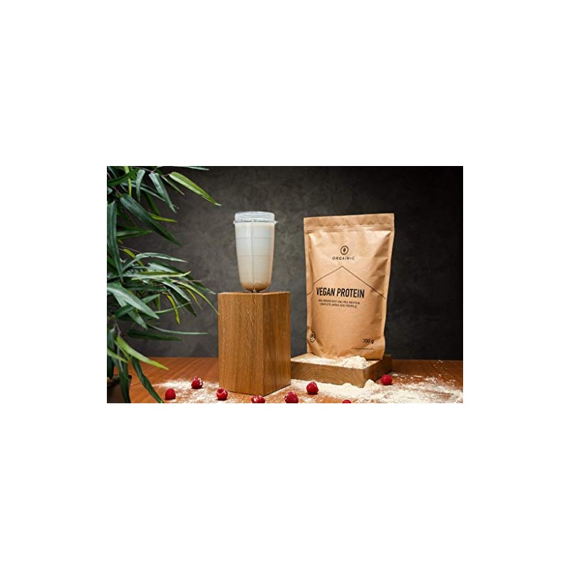 ORGAINIC Organic Vanilla Vegan Protein - Rice and Pea Protein