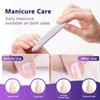 12 PCS Professional Nail Files 100/180 Grit, Four of Each,