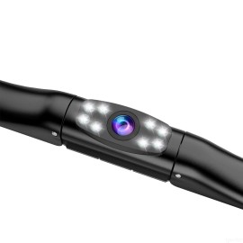 iPoster Car Front Rear View Backup Camera License Plate Waterproof Night Vision 12v 170°