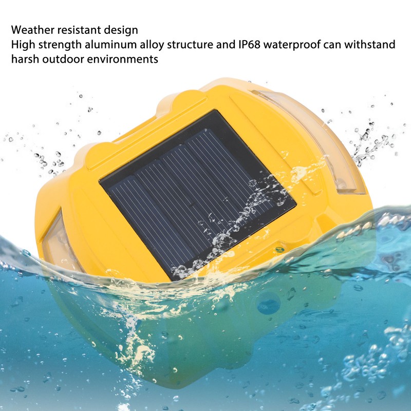 Solar Driveway Marker Lights Aluminum Alloy Waterproof Solar Power Ground