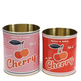 Rex London Cherry Storage Jars (Set of 2)