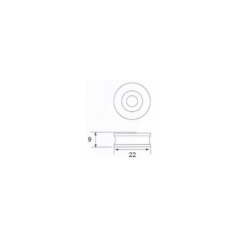22 mm sliding roller trolley sliding door fitting sliding door