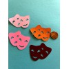 Unbranded Theatre Drama Masks  die cuts scrapbook cards confetti