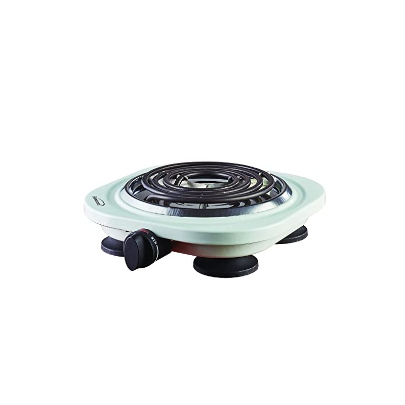 Brentwood Single Electric Burner 1000-Watt, White