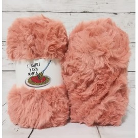T-SHIRT YARN MANIA T-SHIRT YARN MANIA Faux Fur Yarn, Fur, Knitting Yarn, Extra Thick Yarn, Set of 2 Pieces (Triltoise Cat Style Mix Color)