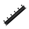 Wall Mounted Hook Space Aluminum Wall Clothes Pegs with 6