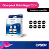 Epson Ecofit Botellas de Tinta Color Negro T504 2 Unidades