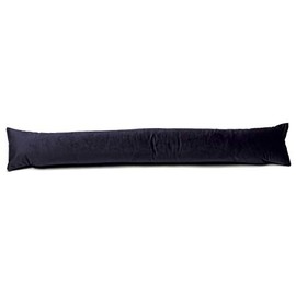 Classic Home Store Velvet Draught Excluder French Patio Door Extra Long Soft Draft Stopper 4ft (Navy)