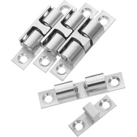 Pestillos de Latón para Armarios de Cocina Bola Rodante 50 Mm, Cierre Silencioso, Montaje Fácil para Puertas Interiores, Set de 4 Piezas, Herrajes para Muebles y Alacenas