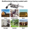 Hazrcvr Pack of 2 Spring Latch Gate Latch 304 Stainless