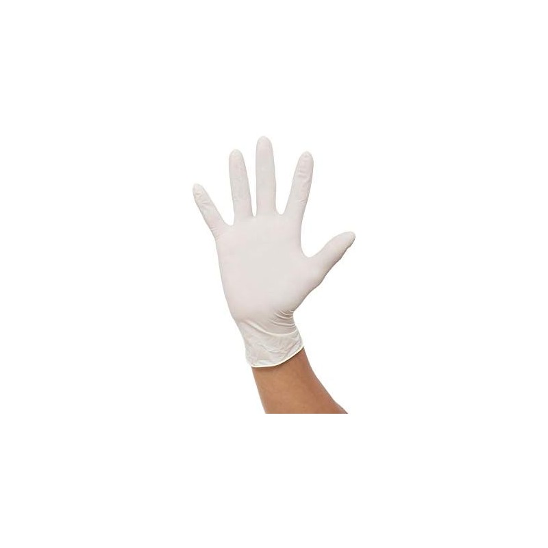 Guante de Latex Ambiderm Confort, caja con 100 guantes desechables,