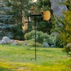 Fenteer Garden Decoration Metal Drummer Windmill Weather Vane Easy Installation