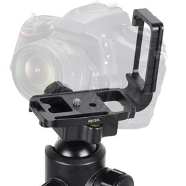 Vbestlife L Bracket L-Shape Quick Release Plate Camera Hand Grip Universal Nikon Compatible for D750 Camera