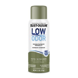 Rust-Oleum Low Odor Premium Spray Paint, 11 oz, Matte In The Green