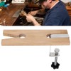 Stroagymoon Professional Wooden Jewelry Bench with Pin Clamp, Essential Tools
