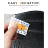 Flaconi Tread Depth Gauge for Cars, 0-20 mm Tread Depth