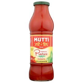 Mutti Passata Tomato Puree w Basil 24.5 oz (12 Pk) by Mutti