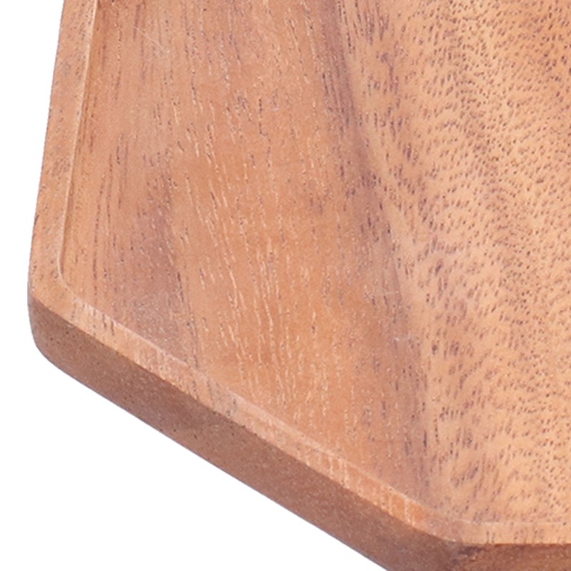 Tea Plate Natural Wood Environmental Protection Uniform Texture Odorless Serving